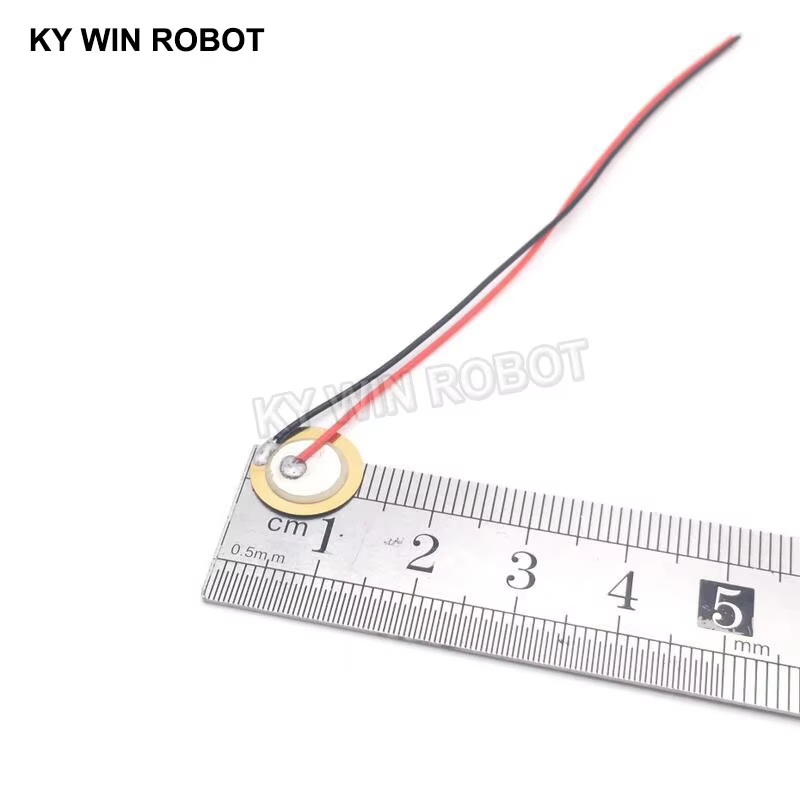 Diy Electronics - 10 個圧電ピエゾセラミックウエハープレート直径 12 ミリメートルブザースピーカー IC 電子部品