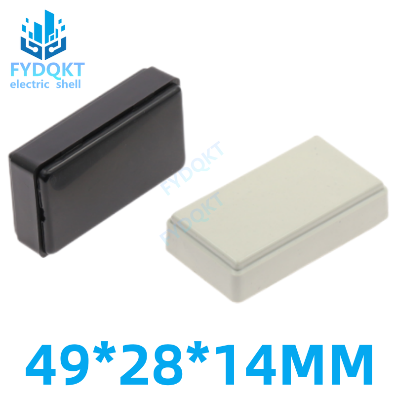 Diy Enclosure For Electronics - 1 個 PCB プラスチックボックス黒エンクロージャ電子プロジェクトケース DIY 49x28x14mm