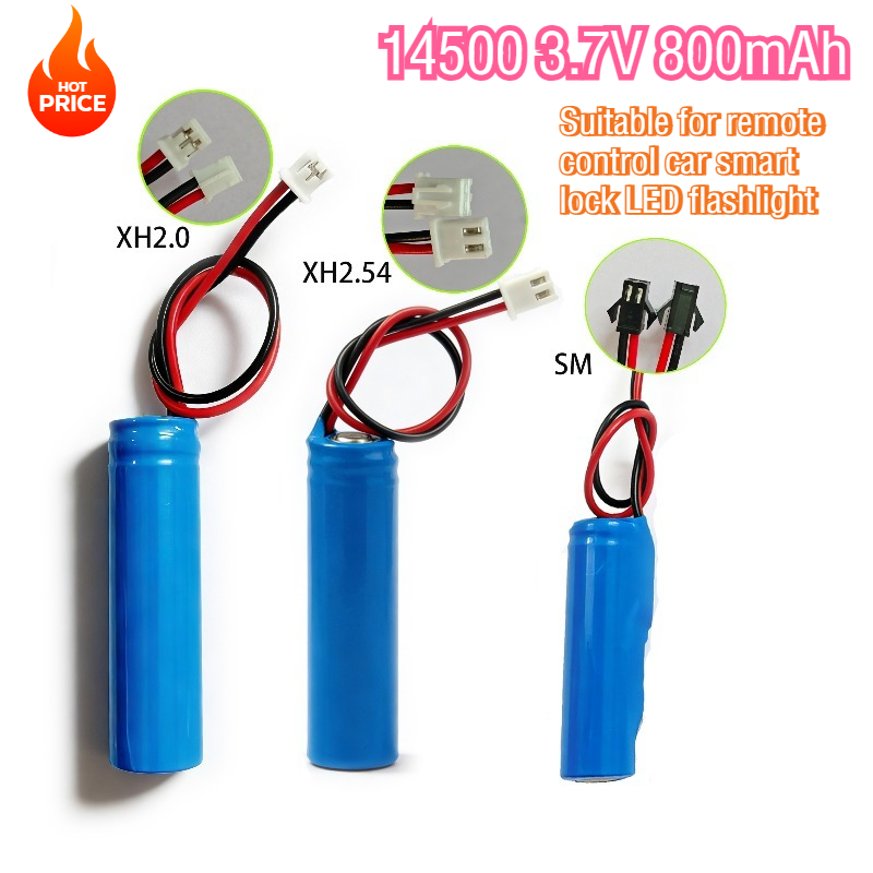 Diy Electronics To Sell - ベストセラー 3.7V 14500 リチウムイオンバッテリー 800mAh PH2.0