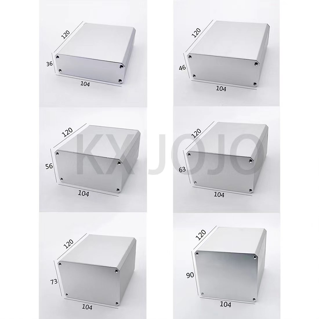 Diy Enclosure For Electronics - PCB用アルミハウジング,日曜大工の電子プロジェクトハウジング,104x36/46/56/63/73/90x120mm
