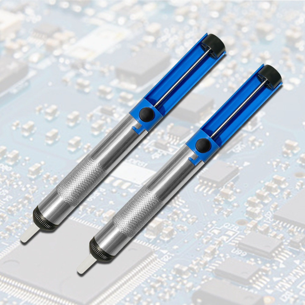 Desoldering Pump Solder - はんだ吸盤ペンアルミ金属はんだ吸い取りポンプ吸引錫ガン除去真空はんだごてはんだ吸い取り手溶接ツール