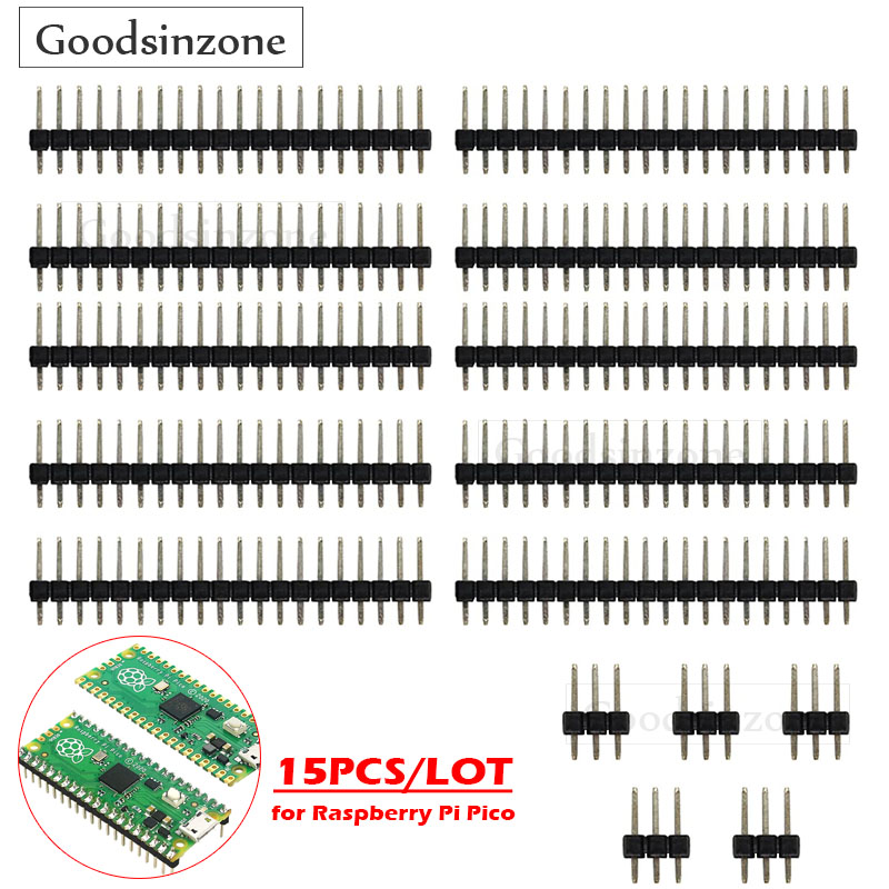 Male Female Header Pin - Raspberry Pi Pico 用ピンヘッダー 15 個セット