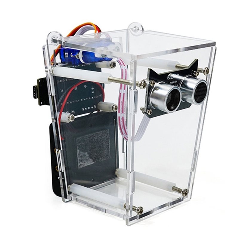 Diy Electronics To Sell - ナノボード超音波自動感知スマートゴミ箱電子DIYキット HXFB グラフィカルプログラミング ベストセラー