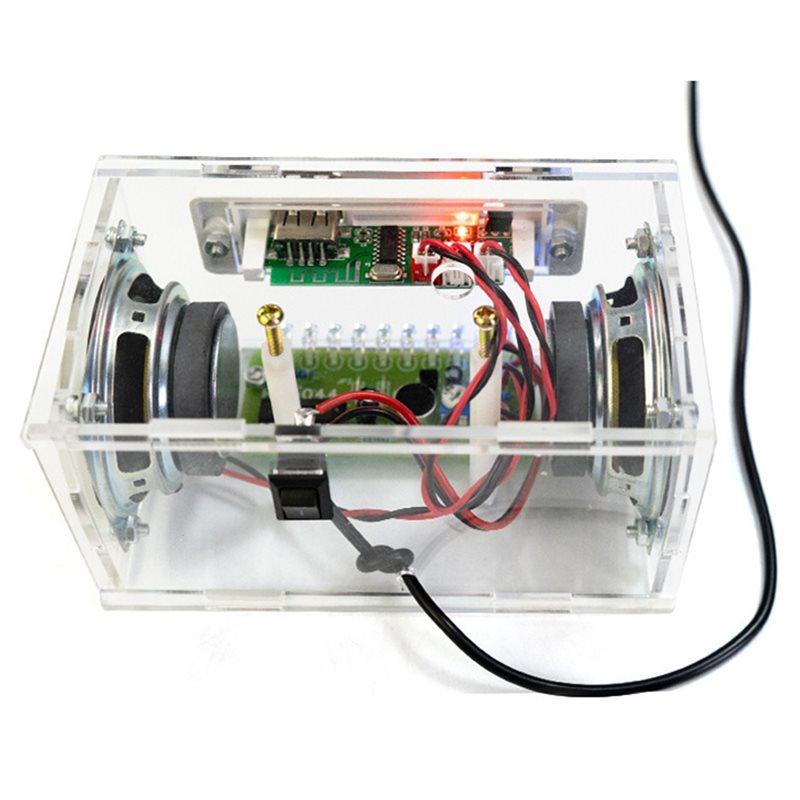 Diy Audio Electronics Projects - A24U DIY Bluetooth スピーカー電子キット、学生向けのはんだ付け練習ステレオ、教育用電子プロジェクト