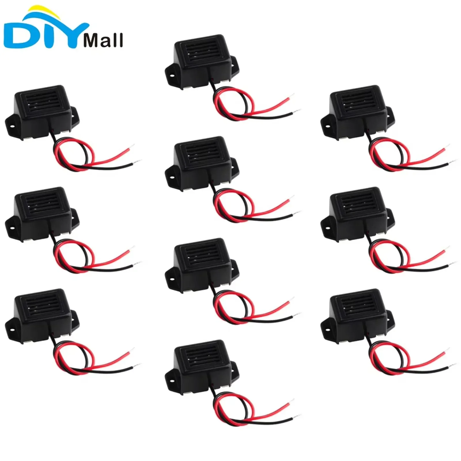 Diy Electronics Projects - 10個 DC 12V ミニ機械式ブザーアラーム 大音量 85dB