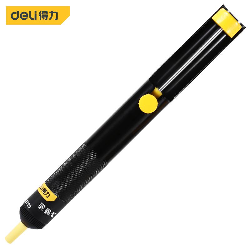 Desoldering Pump Solder - デリ-アルミニウム金属はんだ除去ポンプ,スズ吸引ガン,はんだ付けペン,真空除去,はんだ除去,手溶接ツール