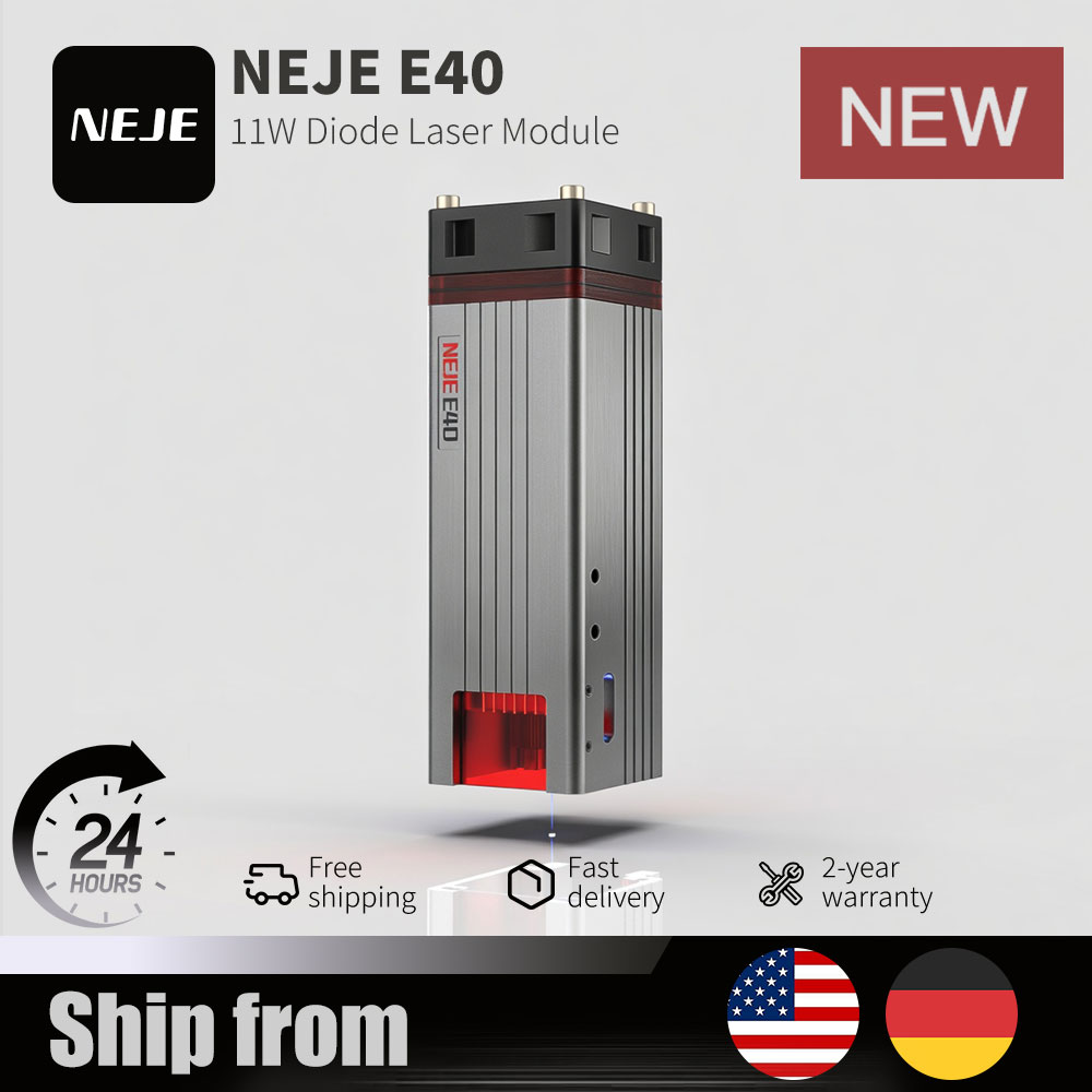 Diy Lightsaber Electronics - NEJE E40 40Wレーザー彫刻モジュールキット、エアアシスト付き、木材、金属、アクリルの切断・彫刻用CNCデスクトップスマートDIYツール