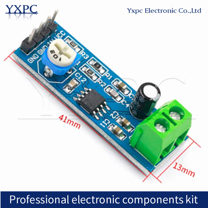 Diy Audio Electronics Projects - LM386 オーディオアンプモジュール 200x ゲイン 8 オームステレオスピーカー