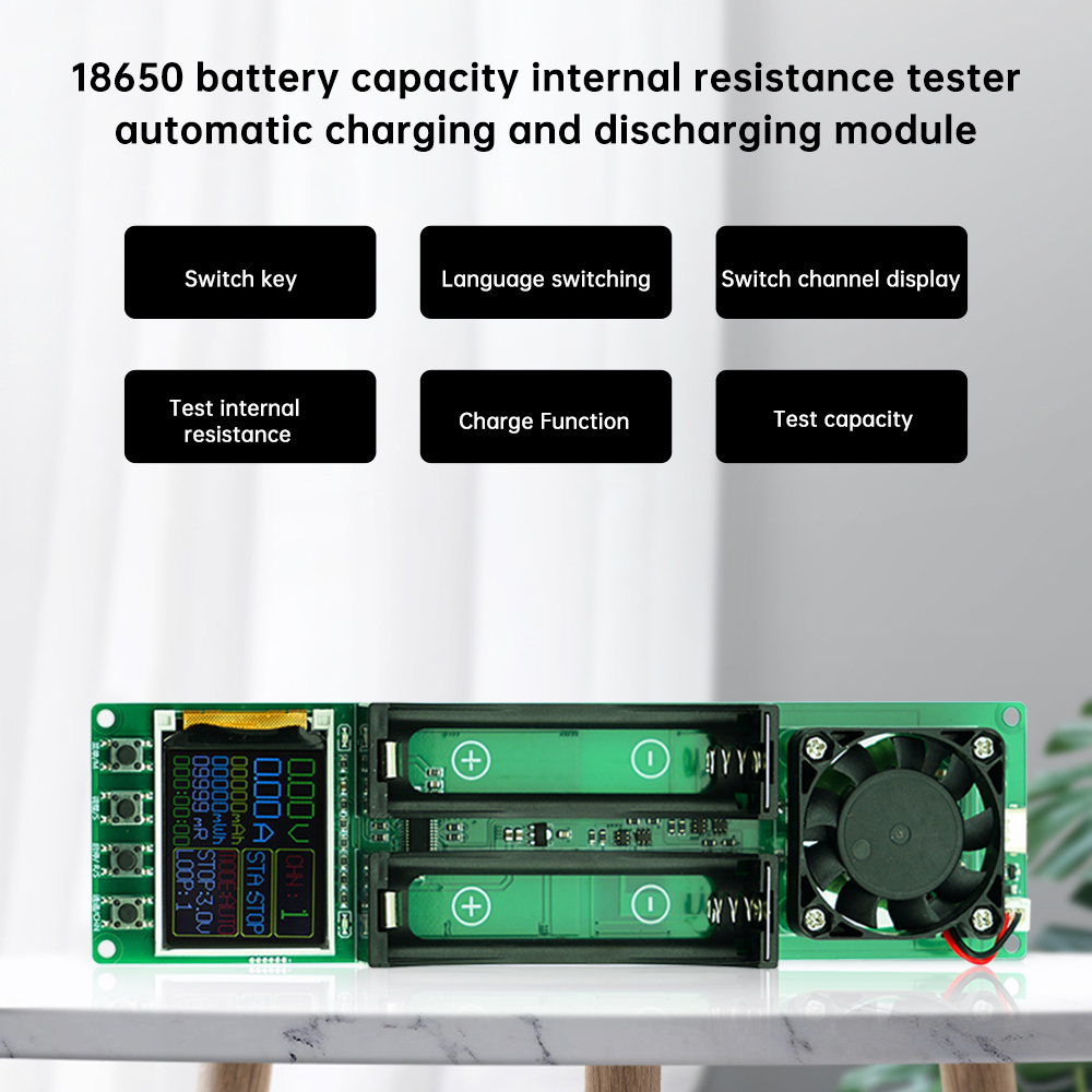 2/4/8 チャンネル 18650 バッテリー容量抵抗テスタ - Diy Electronic Load のレビューと価格