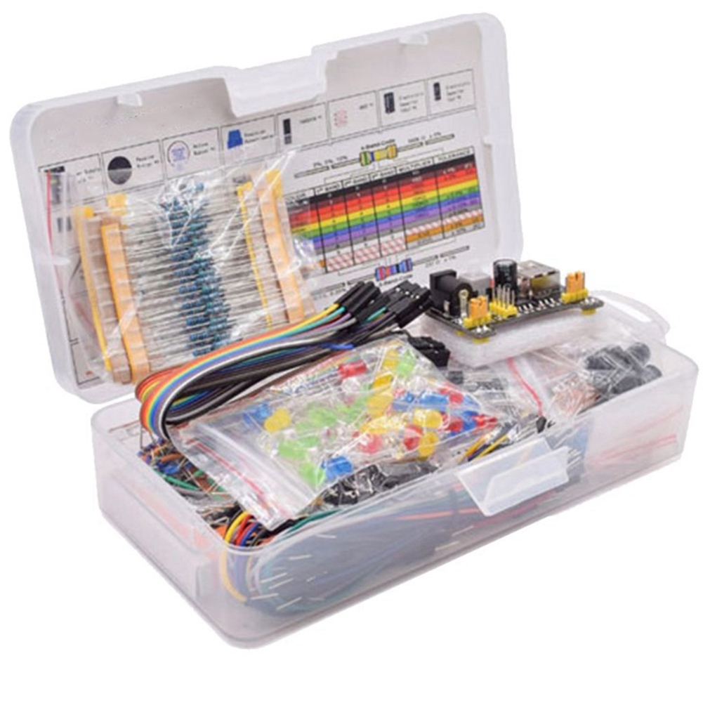 新しいブレッドボードセット電子部品スターターキットプラスチッ - Diy Electronics To Sell のレビューと価格