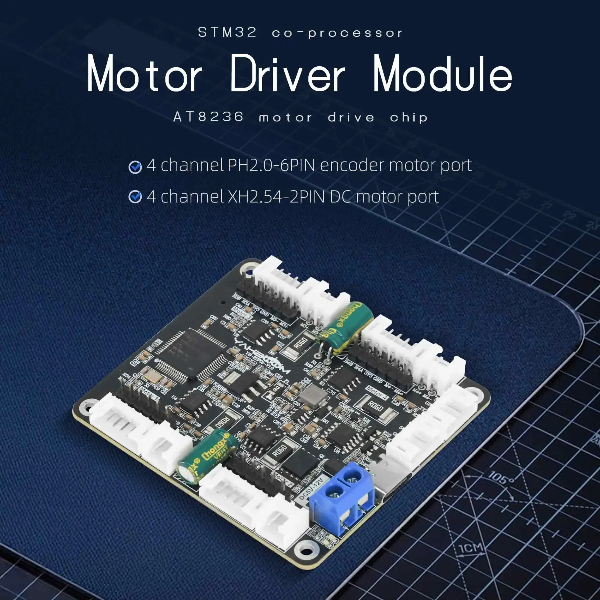 Yahboom 4チャンネルエンコーダモータードライバーモジ - Diy Electronics のレビューと価格