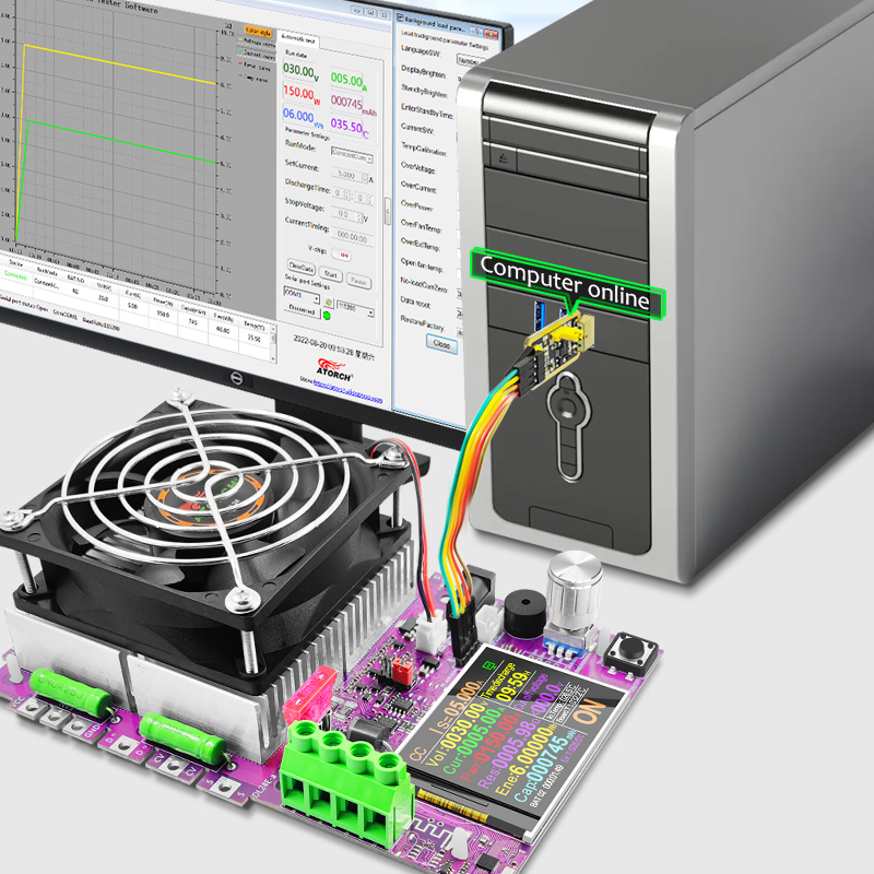 150W 300W 450W 600W Tuya WiFiス - Diy Electronic Load のレビューと価格
