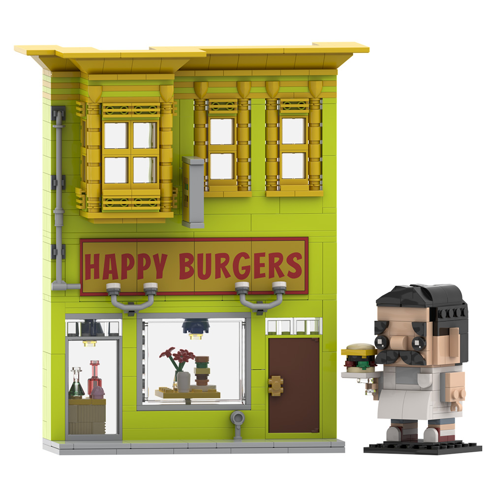 Gobricks MOC ボブズバーガーズ ビルディングブロ - Diy Electronics Shop のレビューと価格
