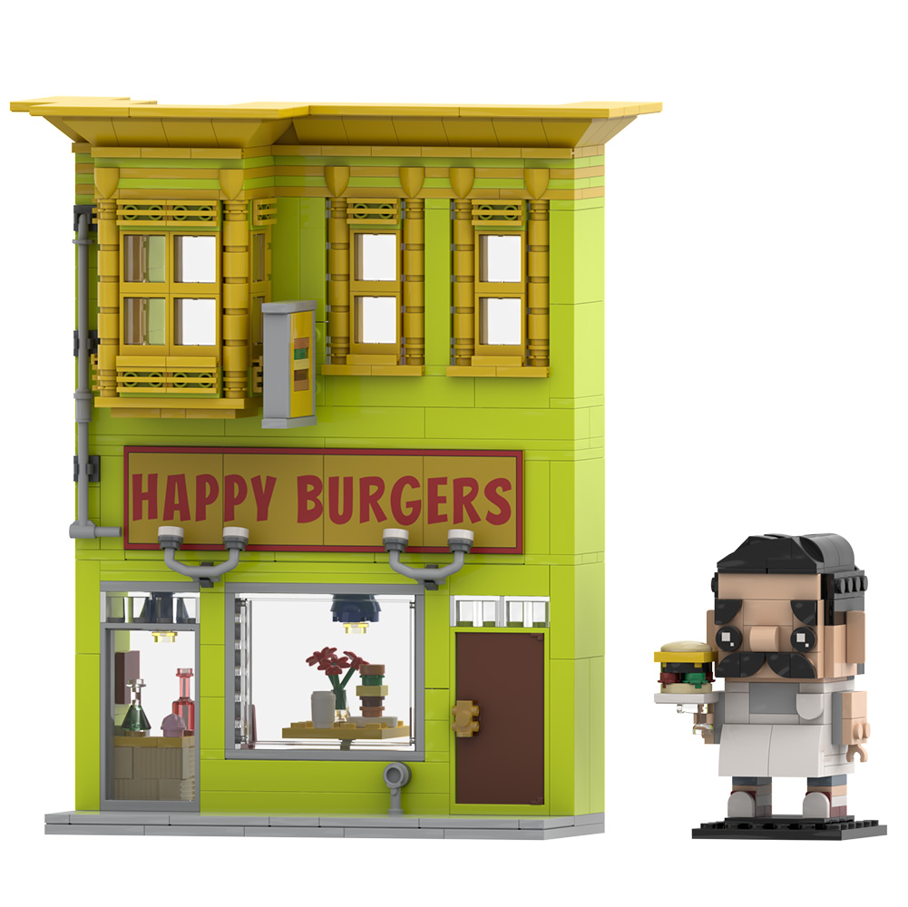 Gobricks MOC ボブズバーガーズ ビルディングブロ - Diy Electronics Shop のレビューと価格