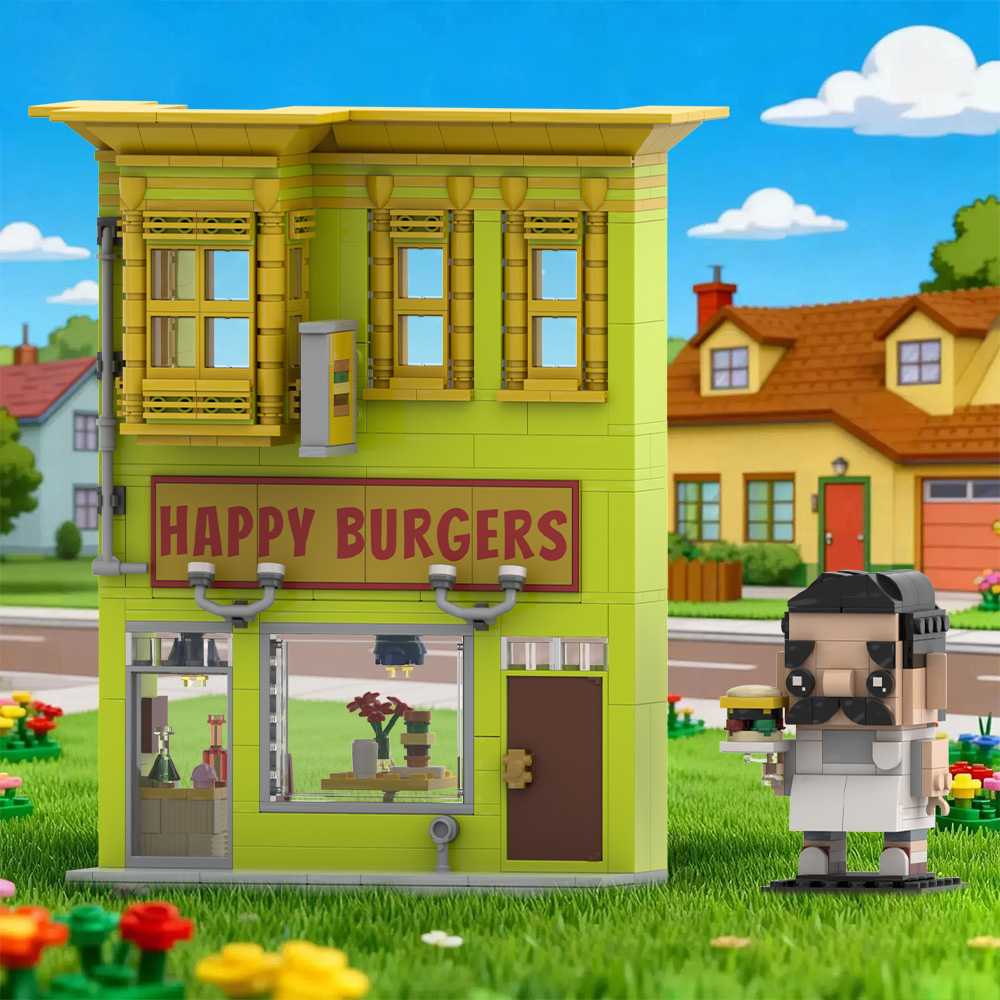 Gobricks MOC ボブズバーガーズ ビルディングブロ - Diy Electronics Shop のレビューと価格