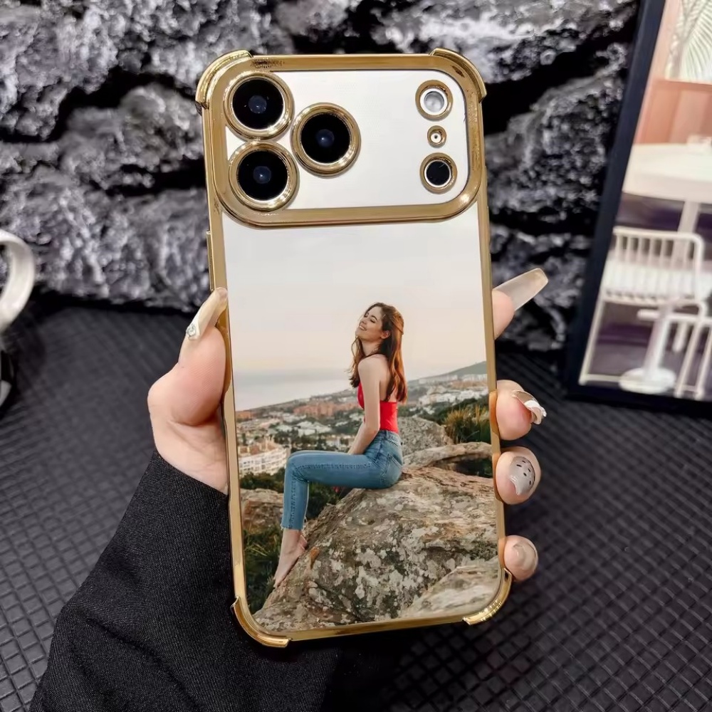 電気メッキ加工のカスタムDIY写真入りスマホケース iPho - Diy Electronics Case のレビューと価格