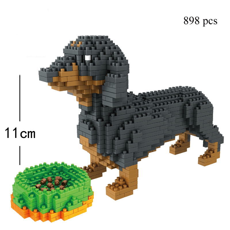 KNEW BUILT 犬モデル ミニビルディングブロックおも - Diy Electronics For Adults のレビューと価格