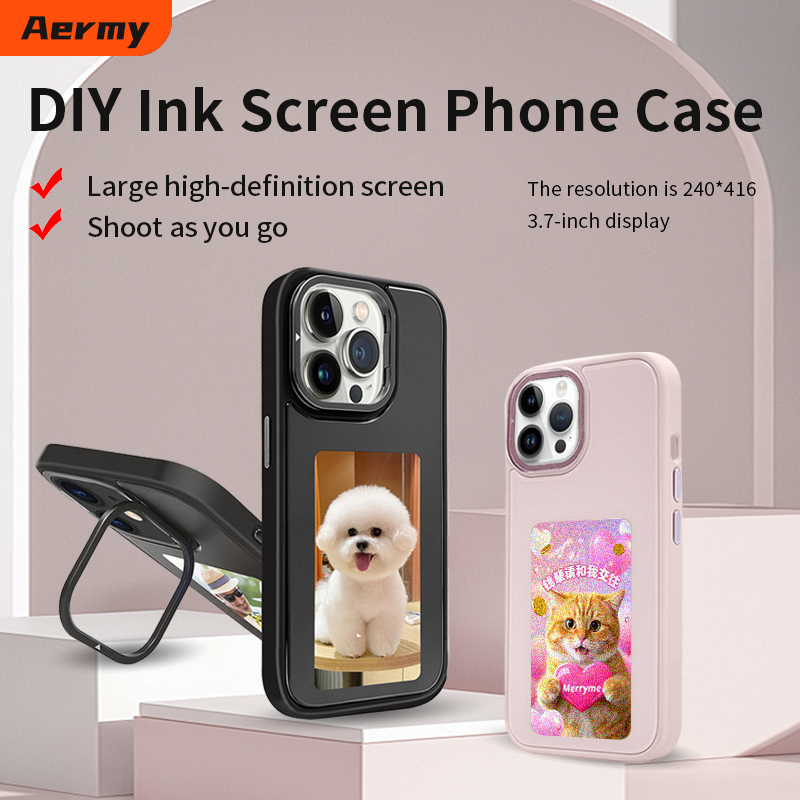 NFCスマートE-inkスマホケース DIY写真表示電子イン - Diy Electronics のレビューと価格
