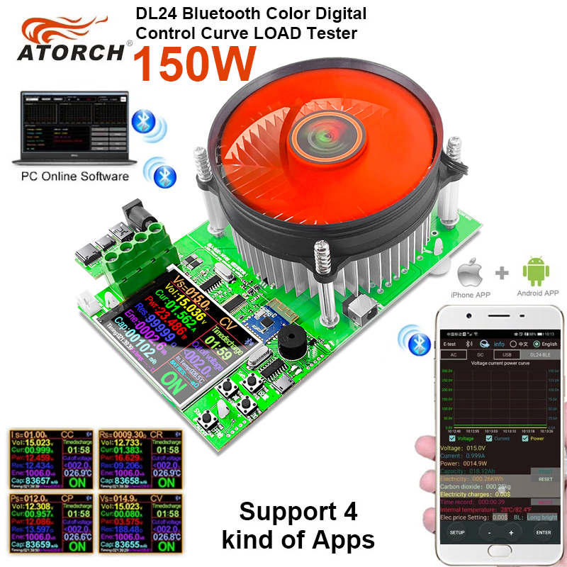 150 ワット/180 ワット電子リチウム負荷 12 ボルト - Diy Electronic Load のレビューと価格