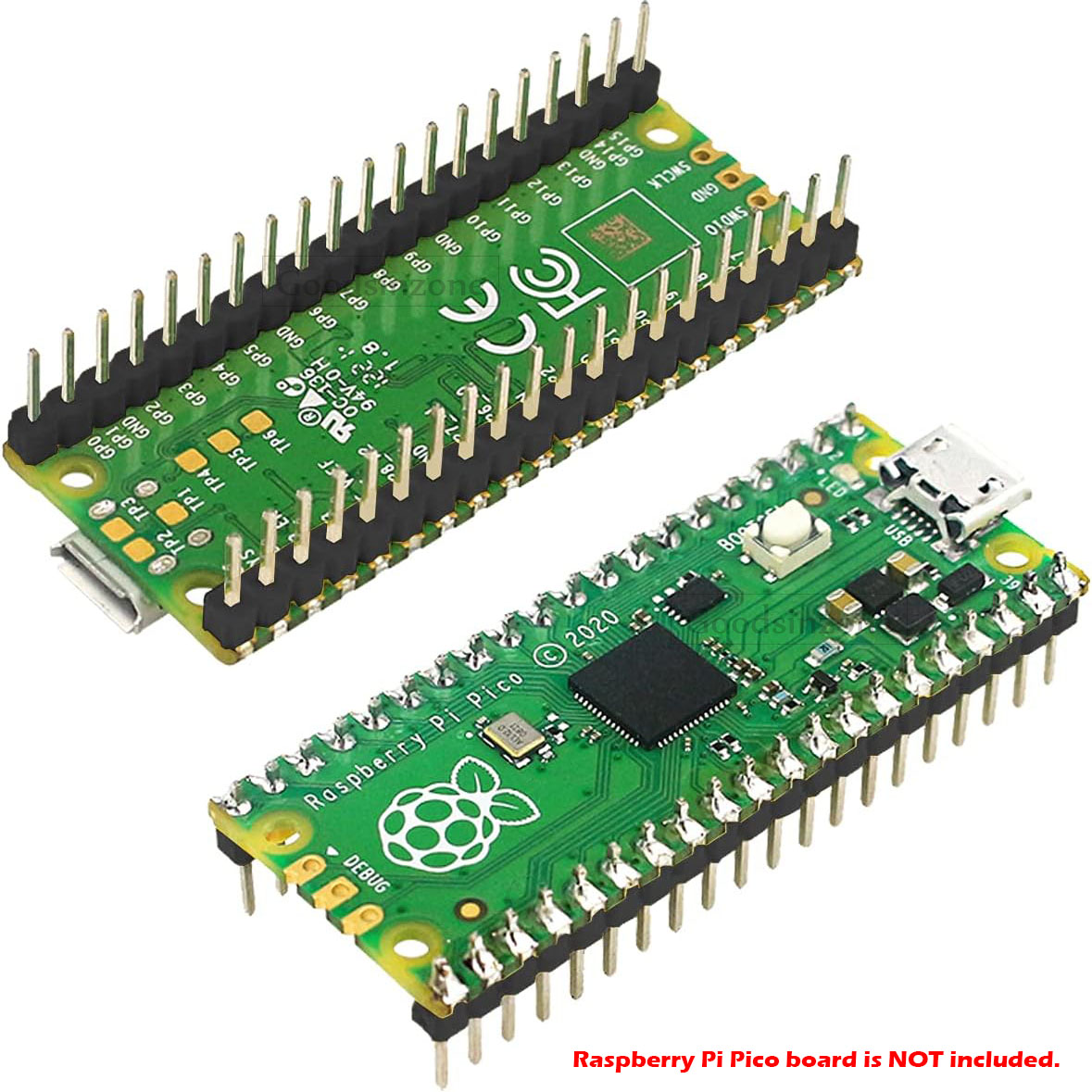 Raspberry Pi Pico 用ピンヘッダー 15 個 - Male Female Header Pin のレビューと価格