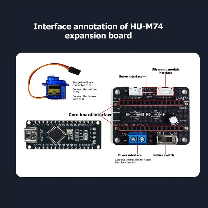 ナノボード超音波自動感知スマートゴミ箱電子DIYキット HX - Diy Electronics To Sell のレビューと価格