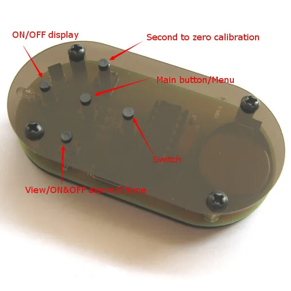 大型スクリーンリモコン時計電子DIYキット、アルミカバーとア - Diy Electronics To Sell のレビューと価格