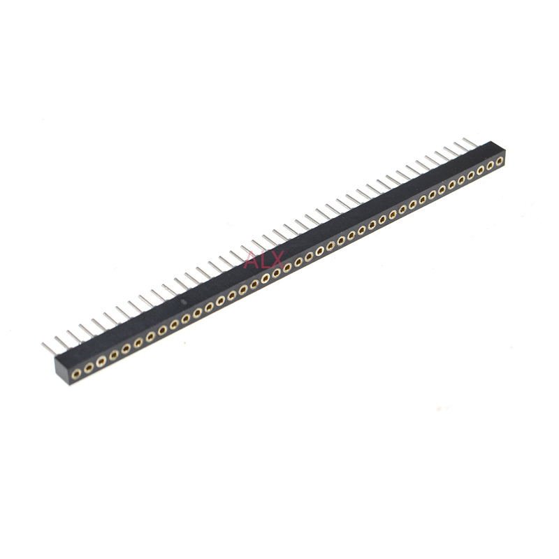 1X40ピン シングル列 オス・メス 丸ピン ヘッダーコネク - Male Female Header Pin のレビューと価格