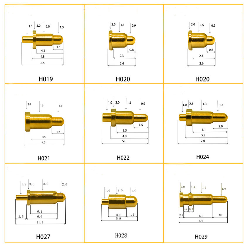 1 個高電流スプリング式ポゴピンオスメスコネクタ電源大電流バ - Male Female Header Pin のレビューと価格