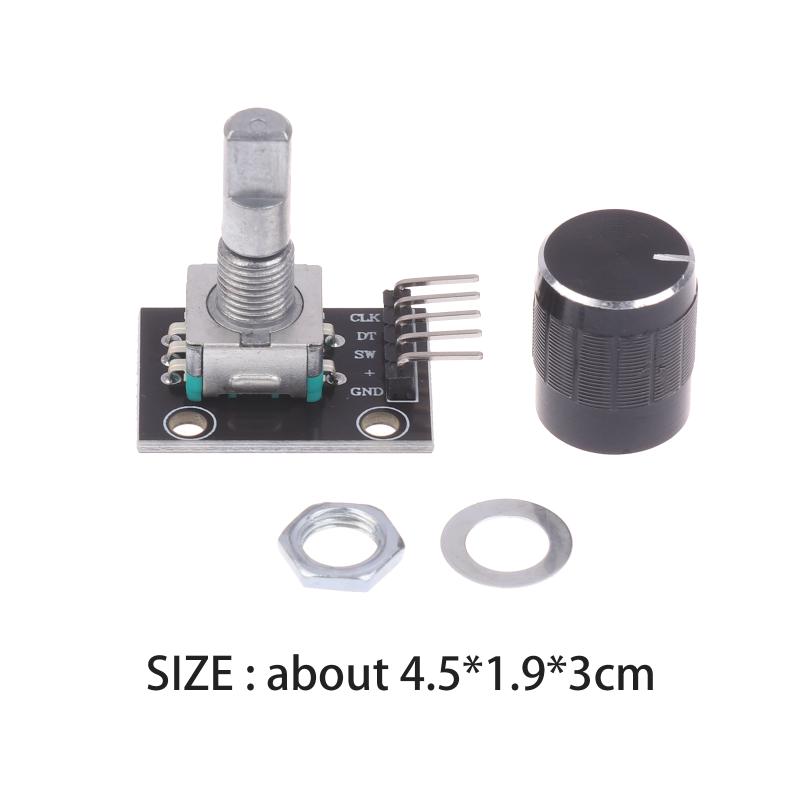 KY-040 360度ロータリーエンコーダモジュール、プッシ - Arduino Diy Electronics のレビューと価格