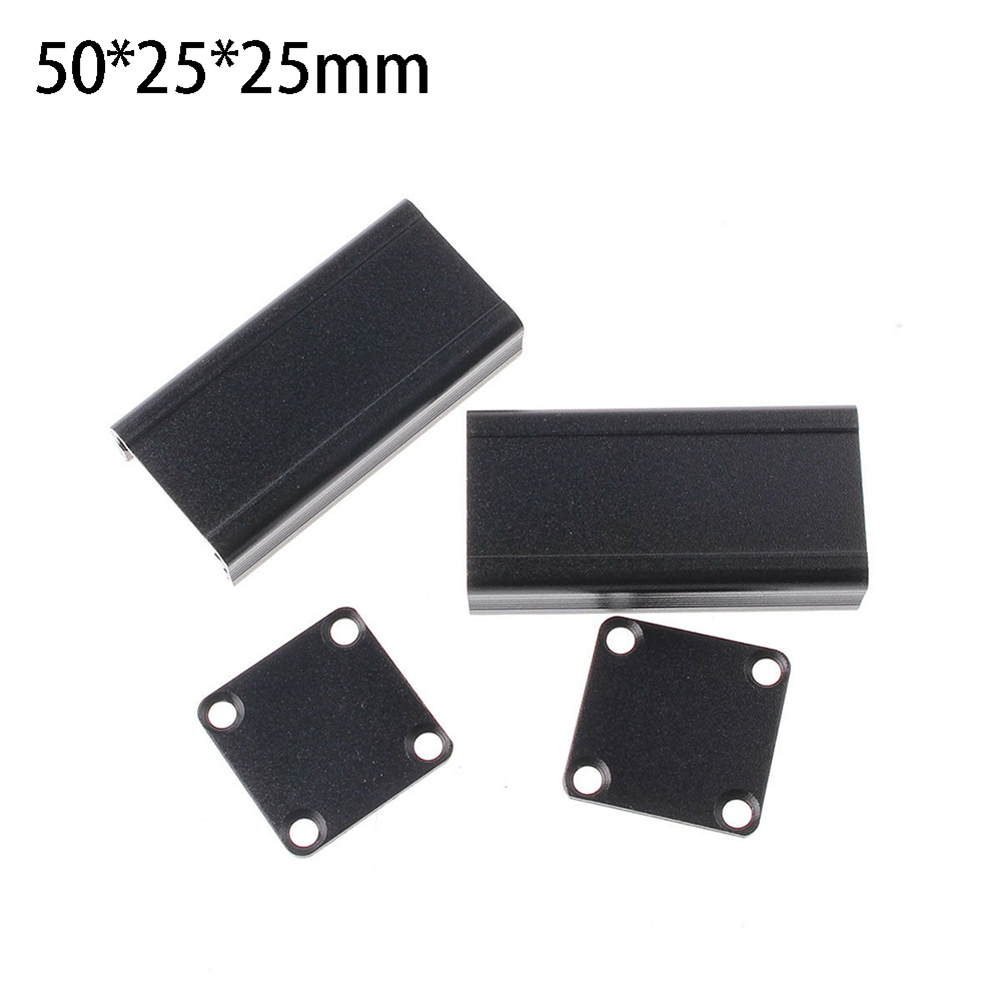 電子プロジェクト用ブラックアルミニウムボックス、5個、diy - Diy Enclosure For Electronics のレビューと価格