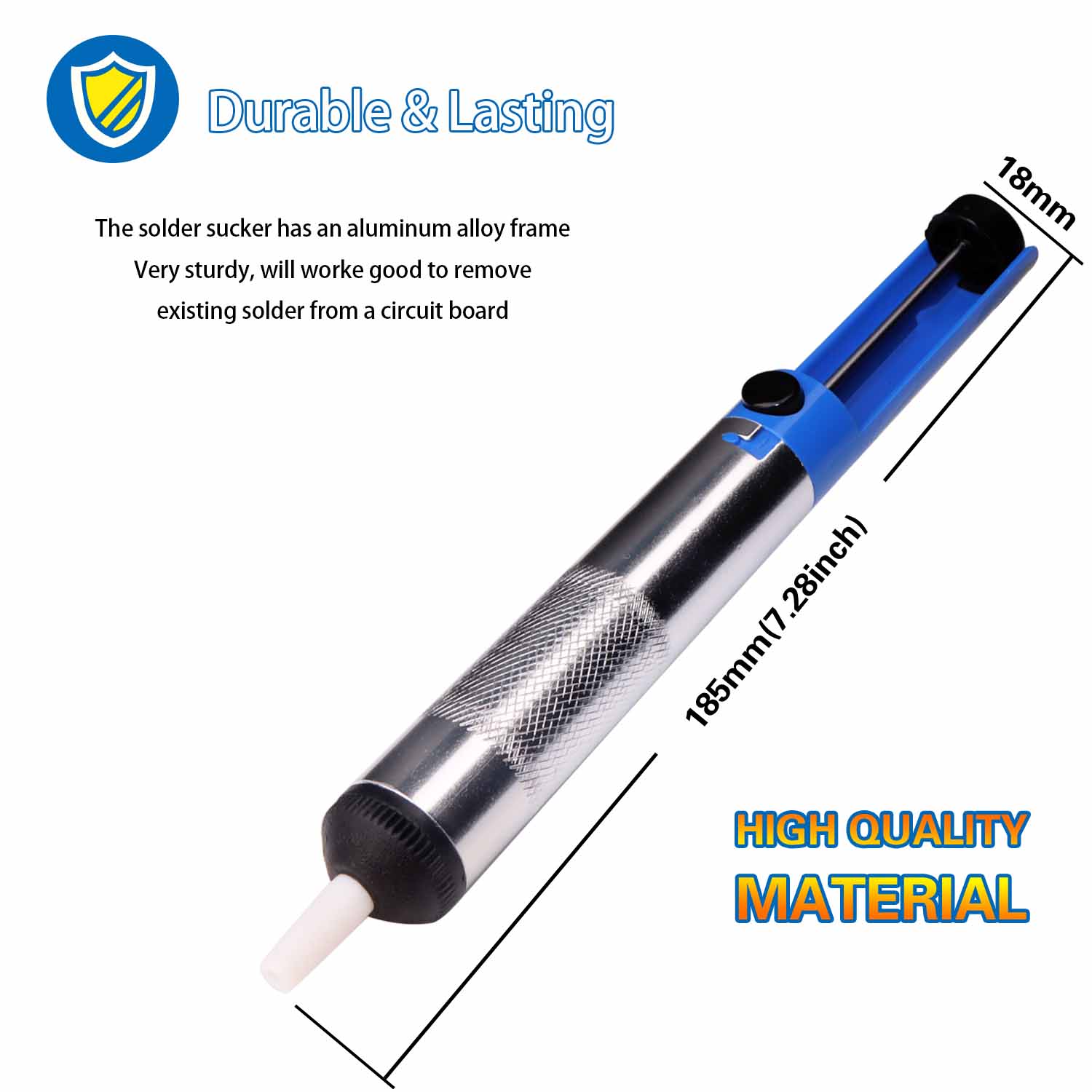 はんだ除去吸引ポンプツールホットアルミニウムはんだ吸盤吸引錫 - Desoldering Pump Solder のレビューと価格