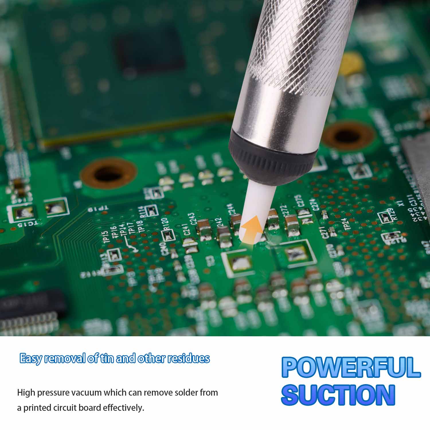 はんだ除去吸引ポンプツールホットアルミニウムはんだ吸盤吸引錫 - Desoldering Pump Solder のレビューと価格