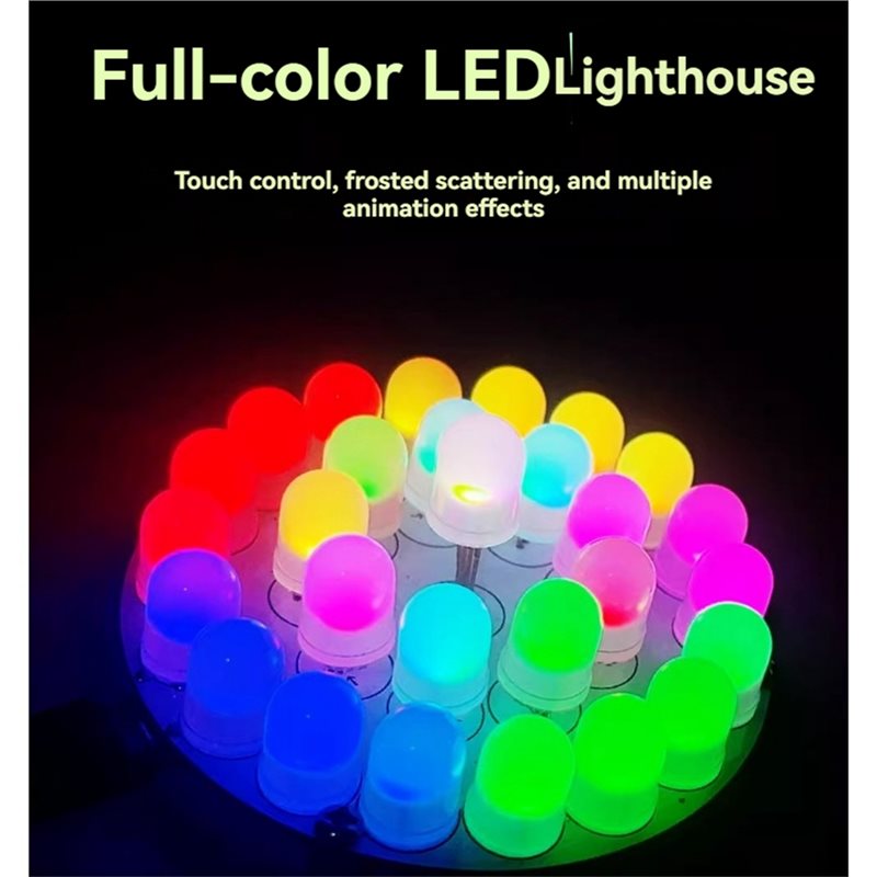 売れ筋商品-タッチコントロールフルカラーLED灯台キットC5 - Diy Electronics To Sell のレビューと価格