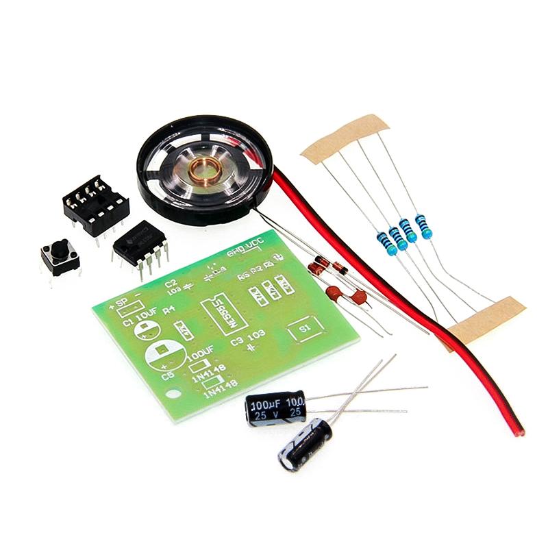 プロ仕様のNE555ドアベルDIYキット - デュアルトーン - Diy Electronics Components Kit のレビューと価格