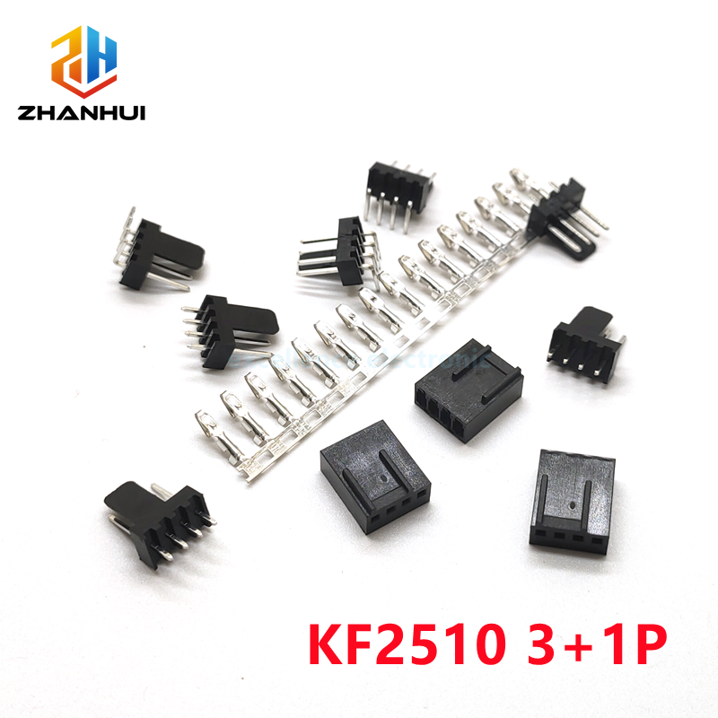 10-50個 2.54mmピッチ KF2510 4ピンコネク - Male Female Header Pin のレビューと価格