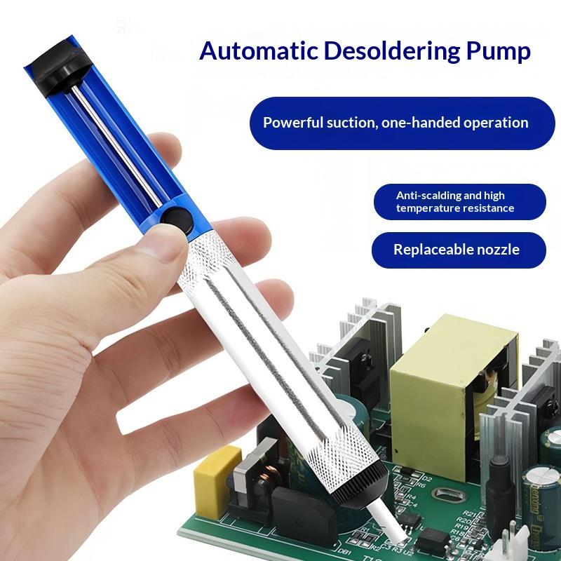 はんだ吸い取りポンプ 1 つの頑丈なアルミニウム金属製はんだ - Desoldering Pump Solder のレビューと価格