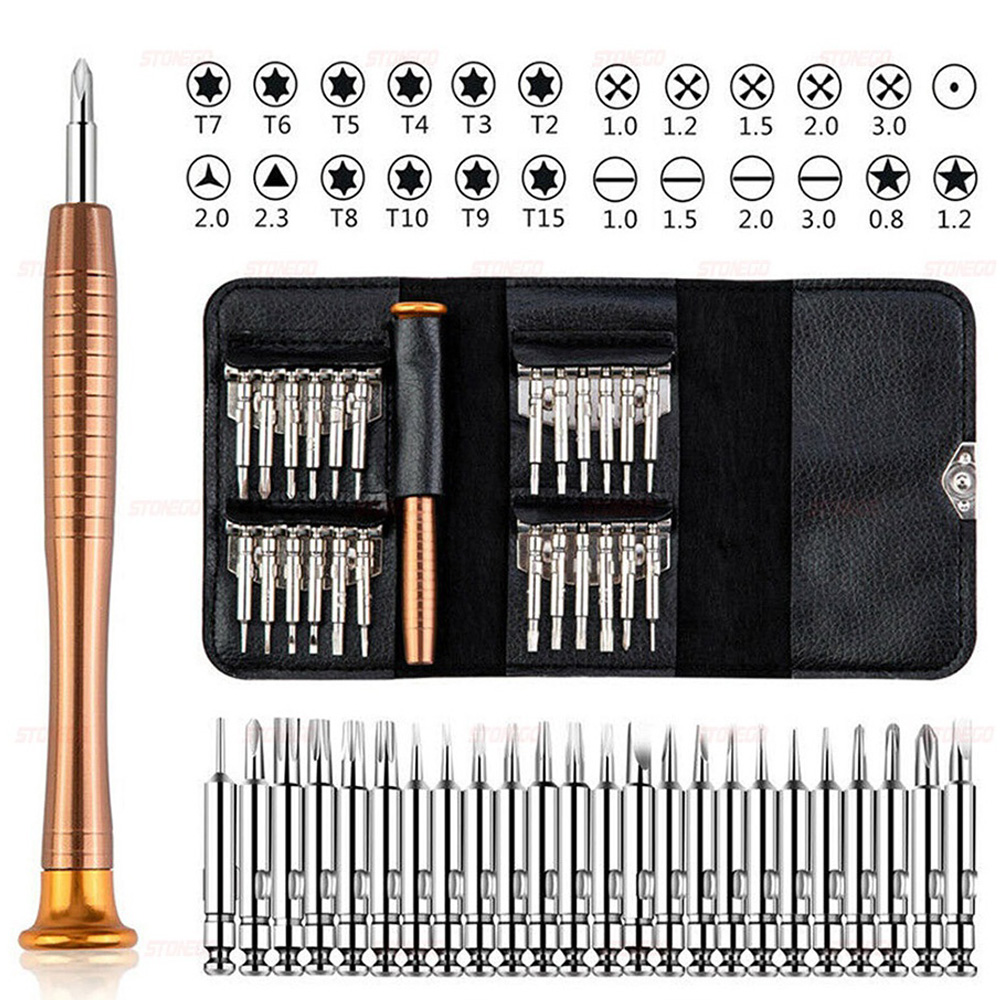 25 in 1精密ドライバーセット多機能トルクスドライバービ - Diy Electronics Components Kit のレビューと価格