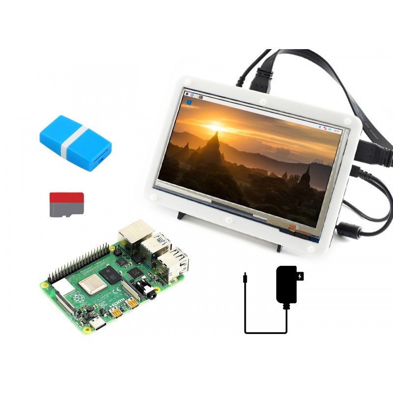 Raspberry Pi 4 Model B ディスプレイキ - Diy Electronics のレビューと価格