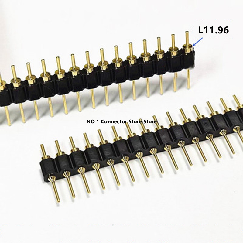 1 個 2.54 ミリメートルピッチ丸穴オス錫ゴールドメスピ - Male Female Header Pin のレビューと価格