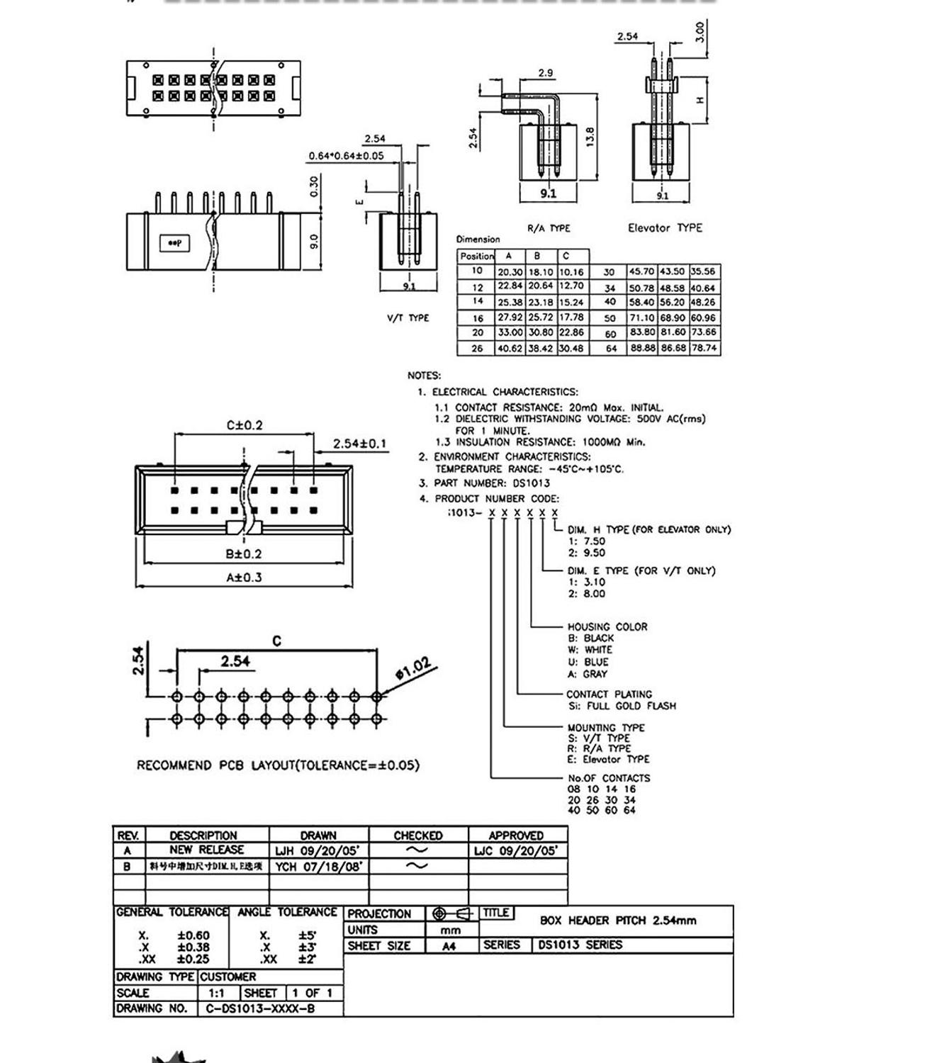 10pcs idc/jtag 2.54 dc3オスピンpcb - Male Female Header Pin のレビューと価格