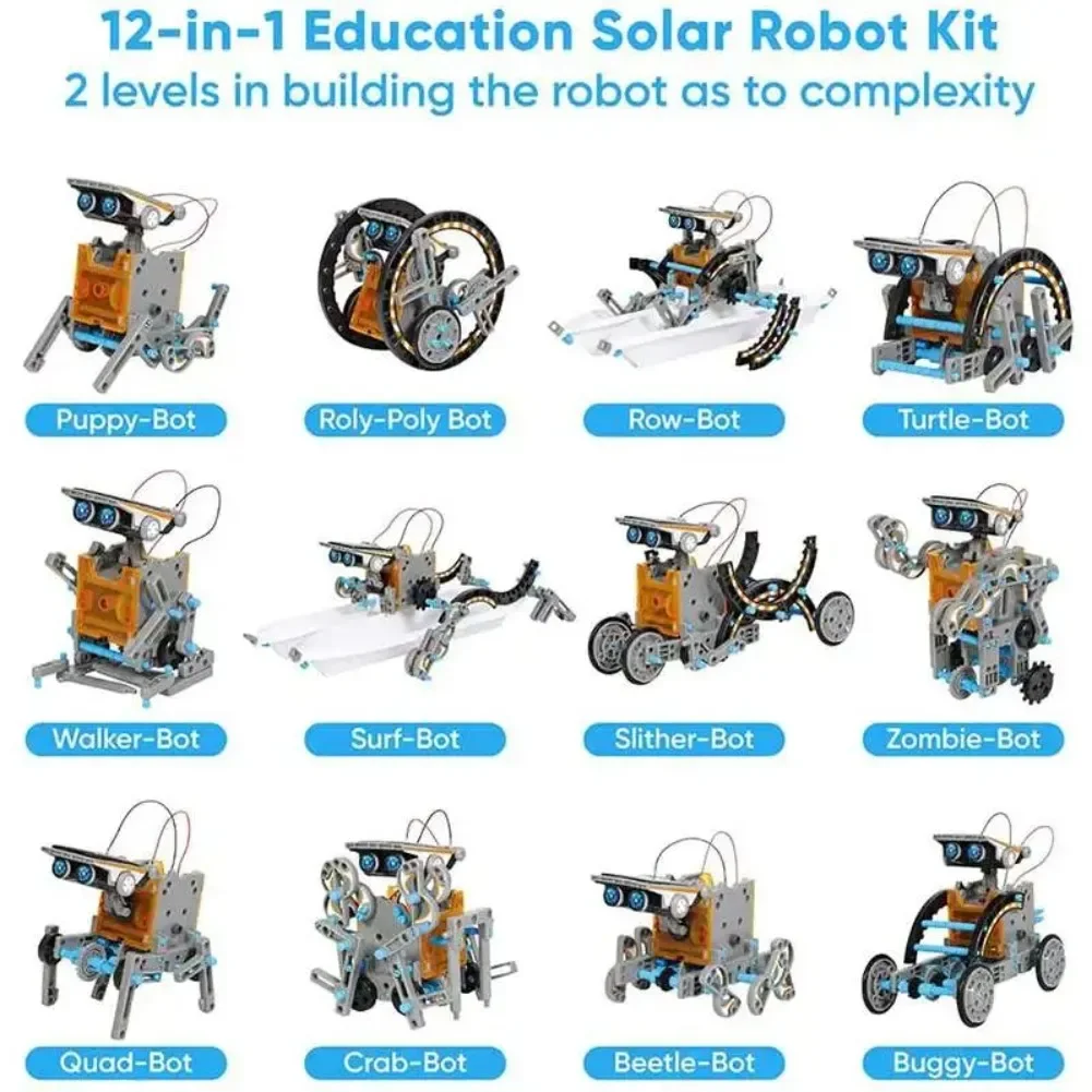 13 in 1 ソーラーロボット科学キット DIY ビルディ - Diy Electronics Components Kit のレビューと価格