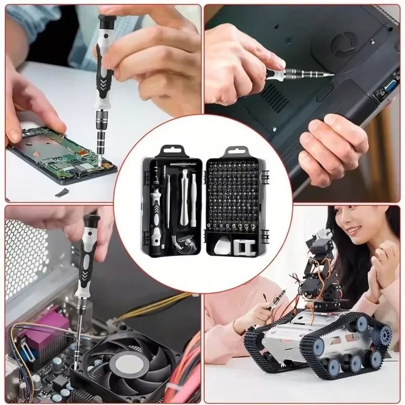 115-in-1精密ドライバーセット（磁気ビット付き）- 携 - Diy Electronics Components Kit のレビューと価格