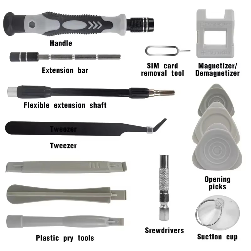 115-in-1精密ドライバーセット（磁気ビット付き）- 携 - Diy Electronics Components Kit のレビューと価格