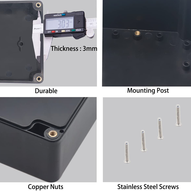 防水ABSプラスチックジャンクションボックス、電子プロジェク - Diy Enclosure For Electronics のレビューと価格
