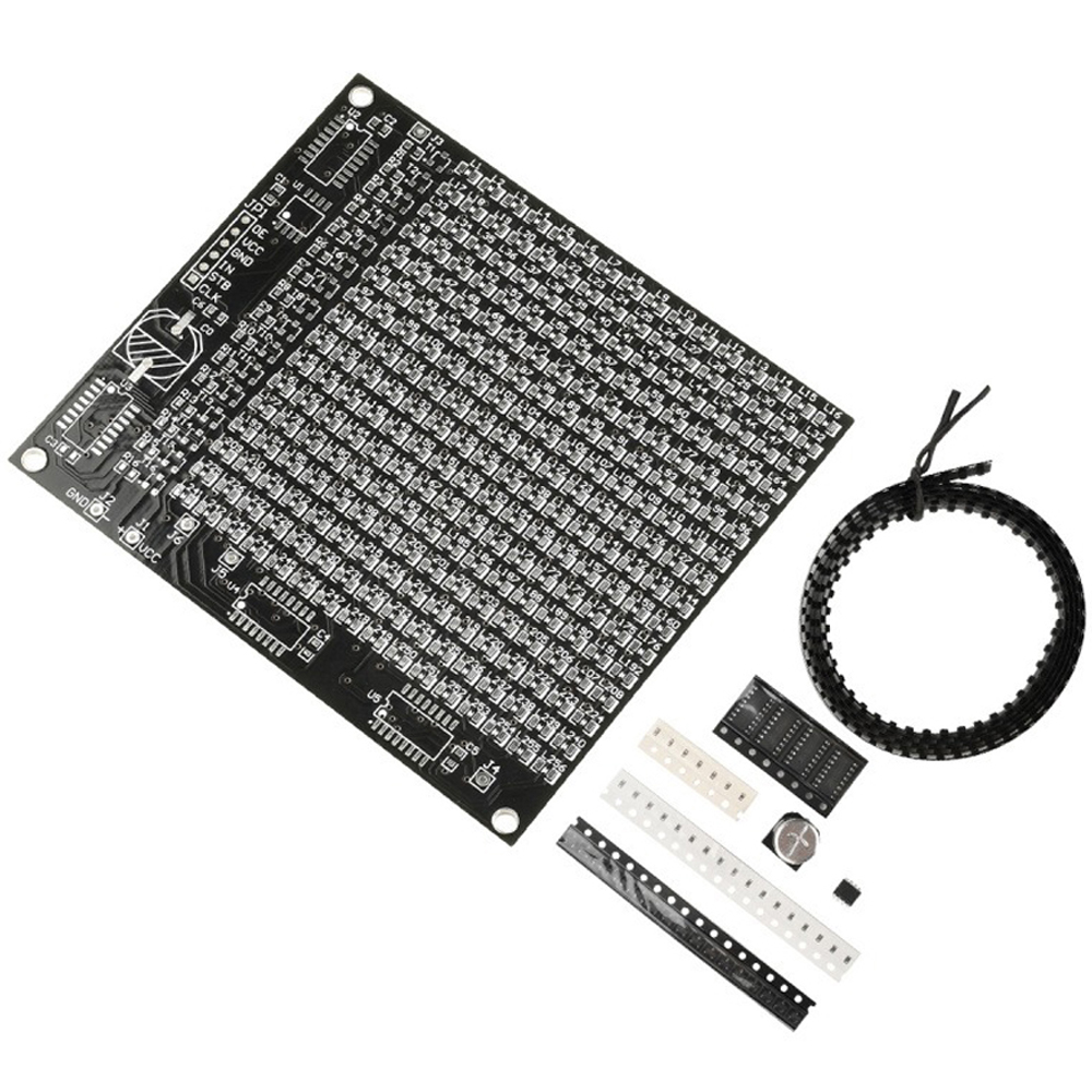 64/256 LED SMD ドットマトリックス広告スクリー - Diy Electronics Components Kit のレビューと価格